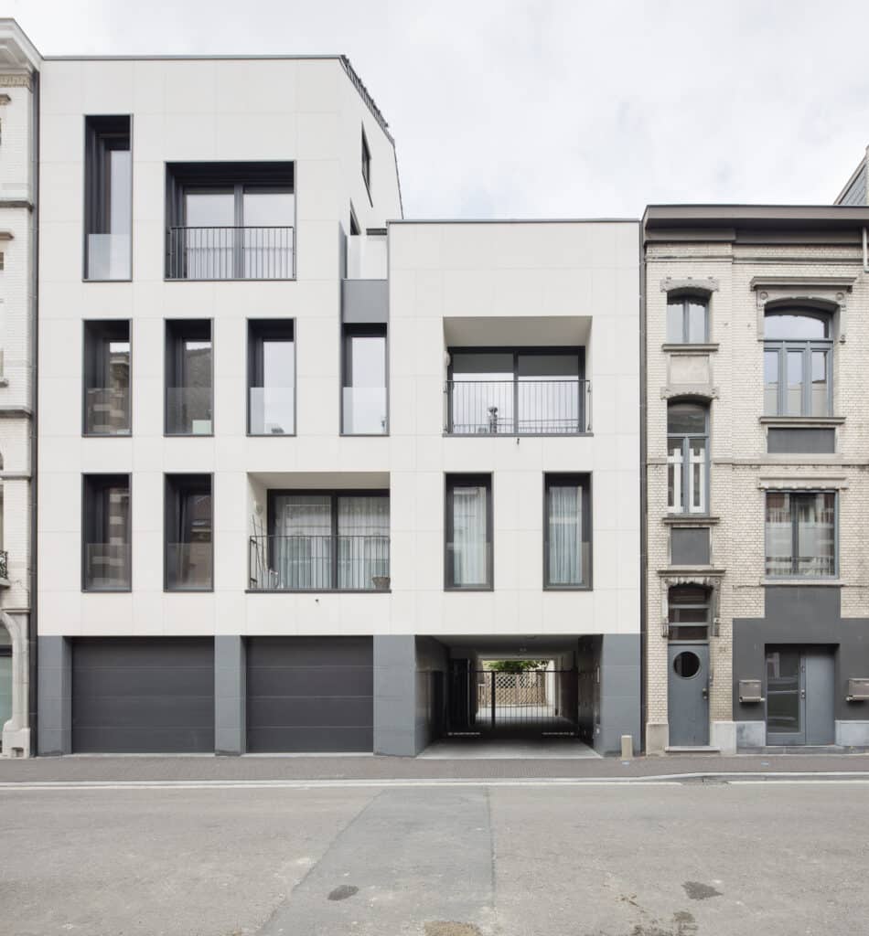 Exterieur van appartementen in Sint-Niklaas