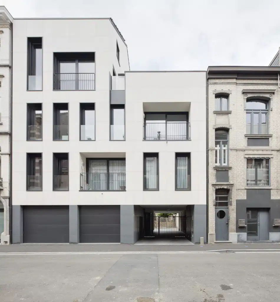 Exterieur van appartementen in Sint-Niklaas